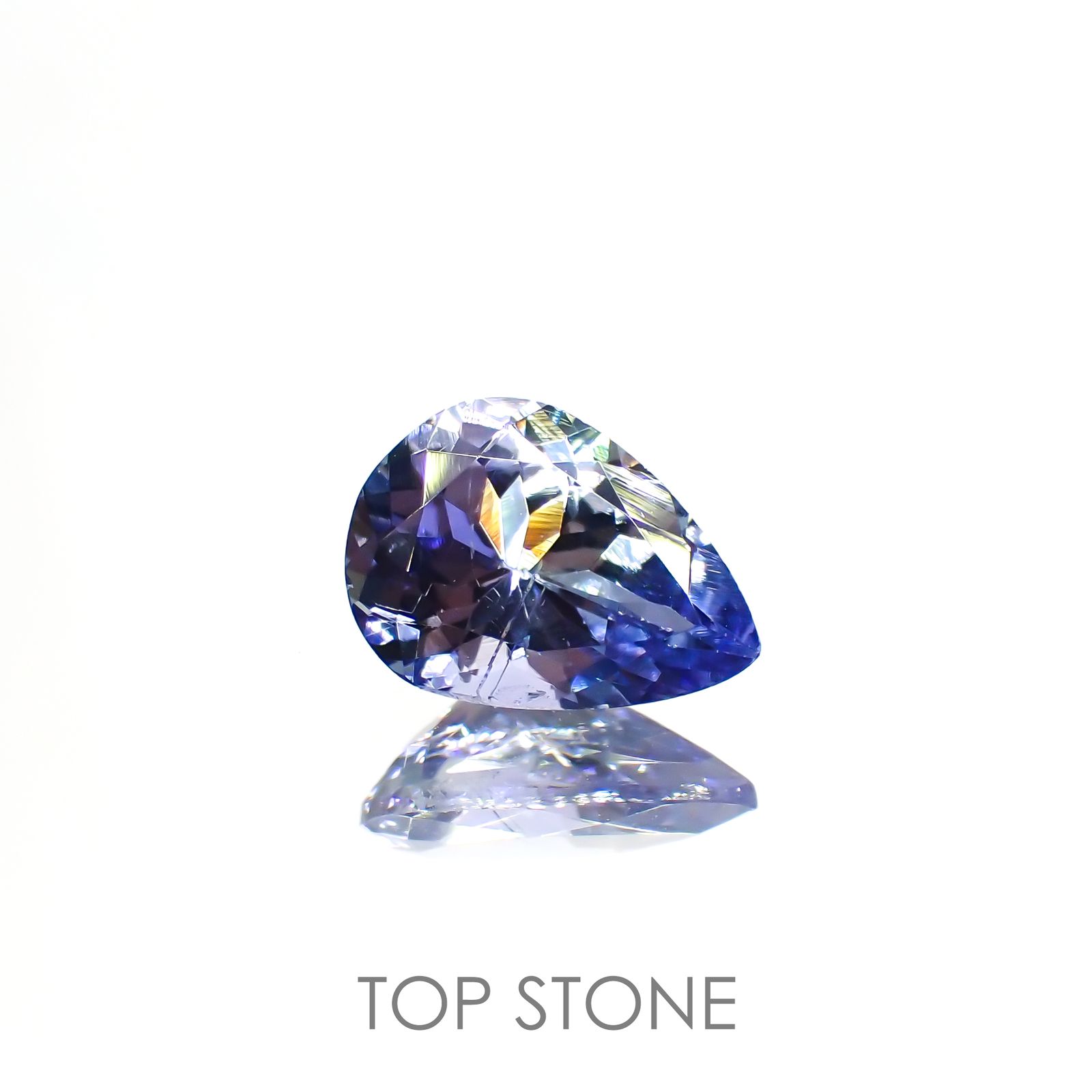 バイカラータンザナイト(ゾイサイト) タンザニア産 ルース 0.95ct[210812660]7.8×5.8mm前後