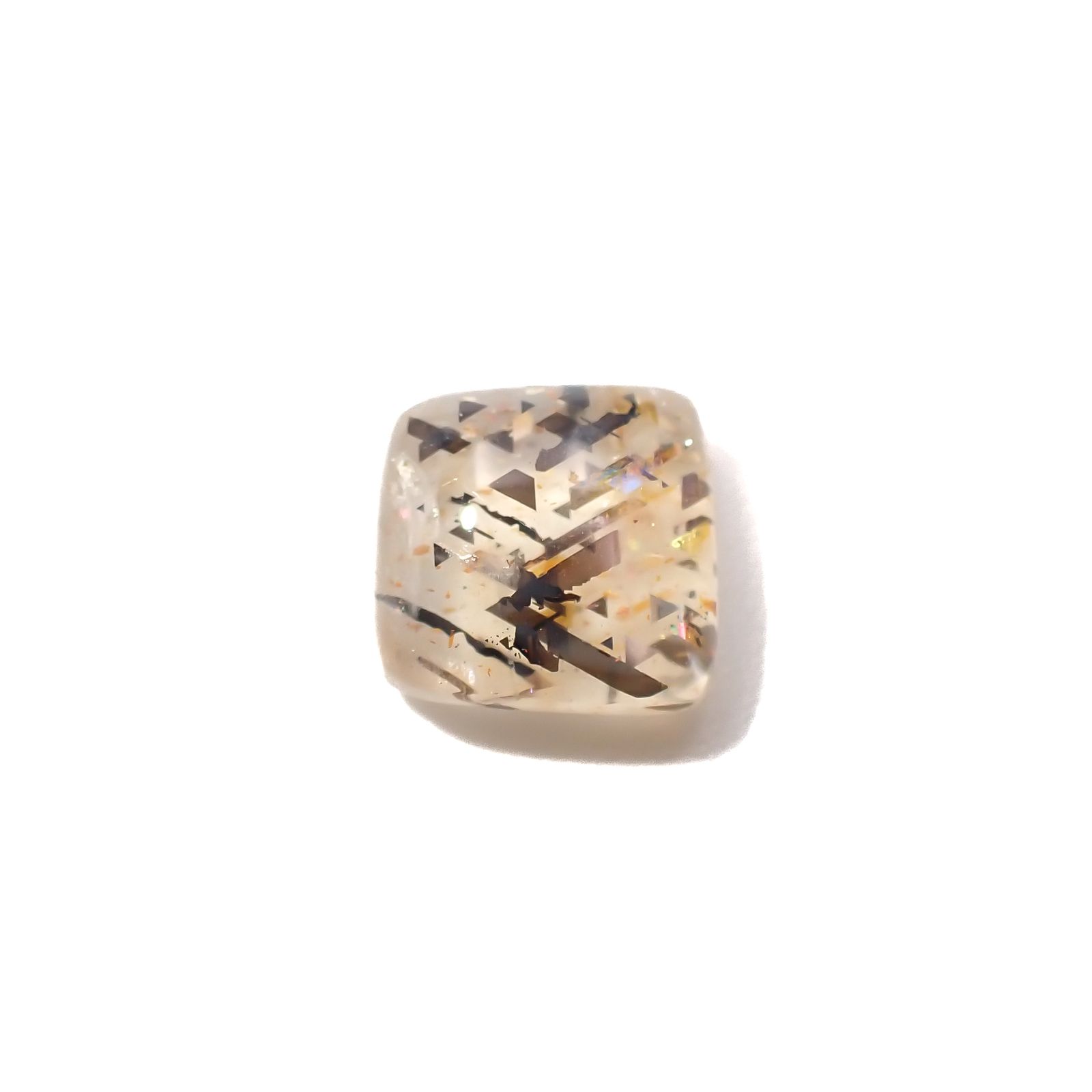 レインボーラティスサンストーン オーストラリア産 1.86ct[230722899]7.7x7.5mm前後