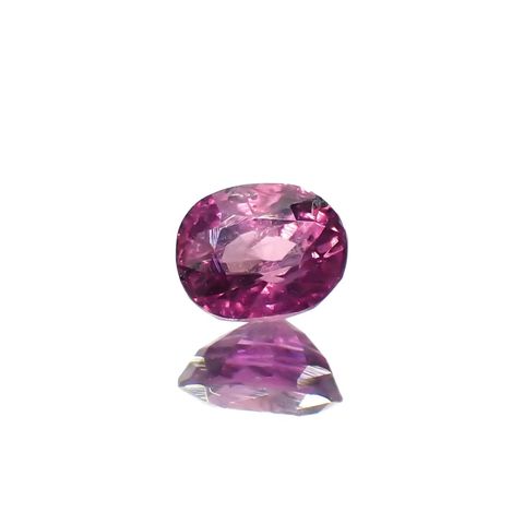 パープルサファイア パキスタン・カシミール産 0.48ct / 4.8x3.9mm前後 [251019866]