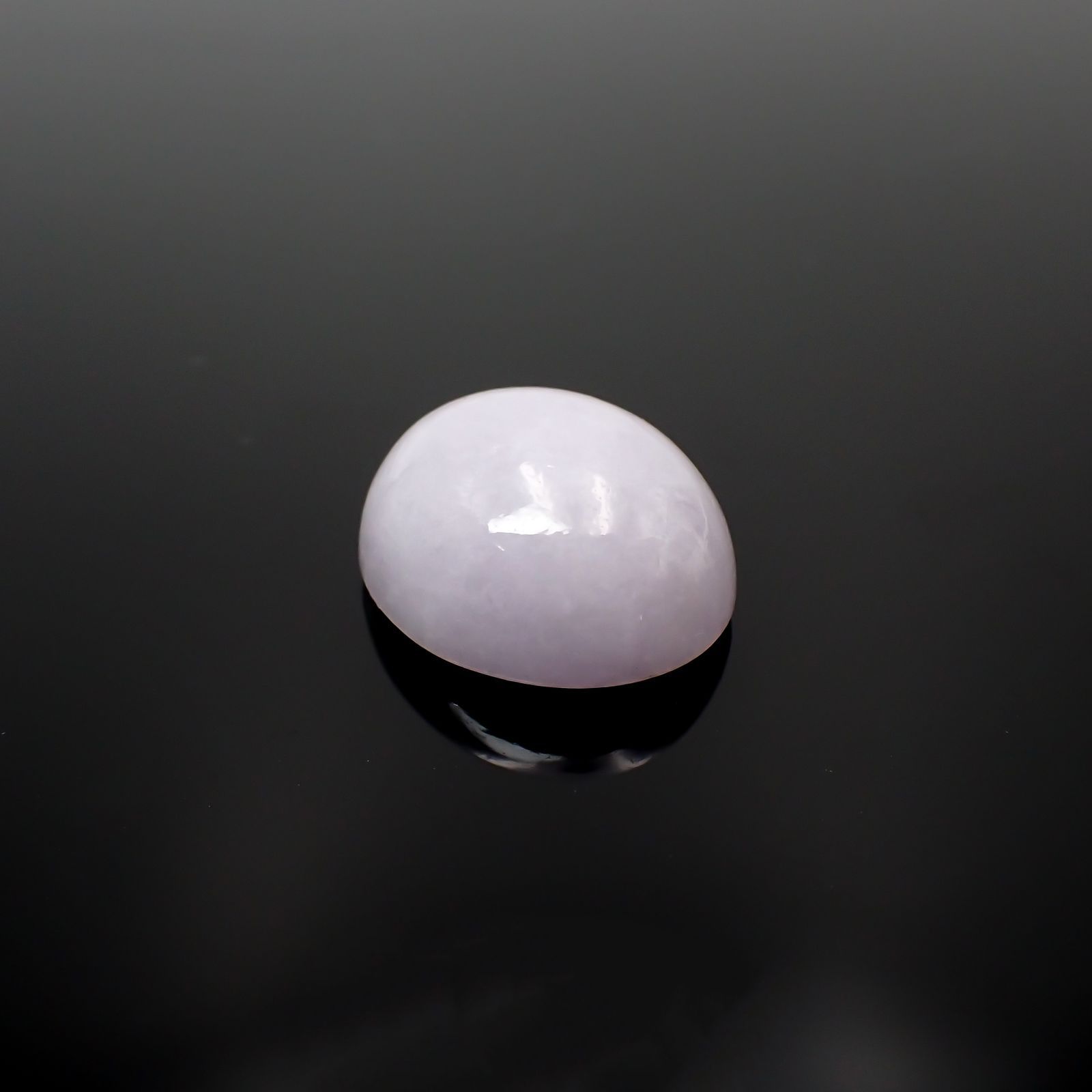 ラベンダー翡翠 ビルマ産 13.75ct[221219377]15.4x13.2mm前後