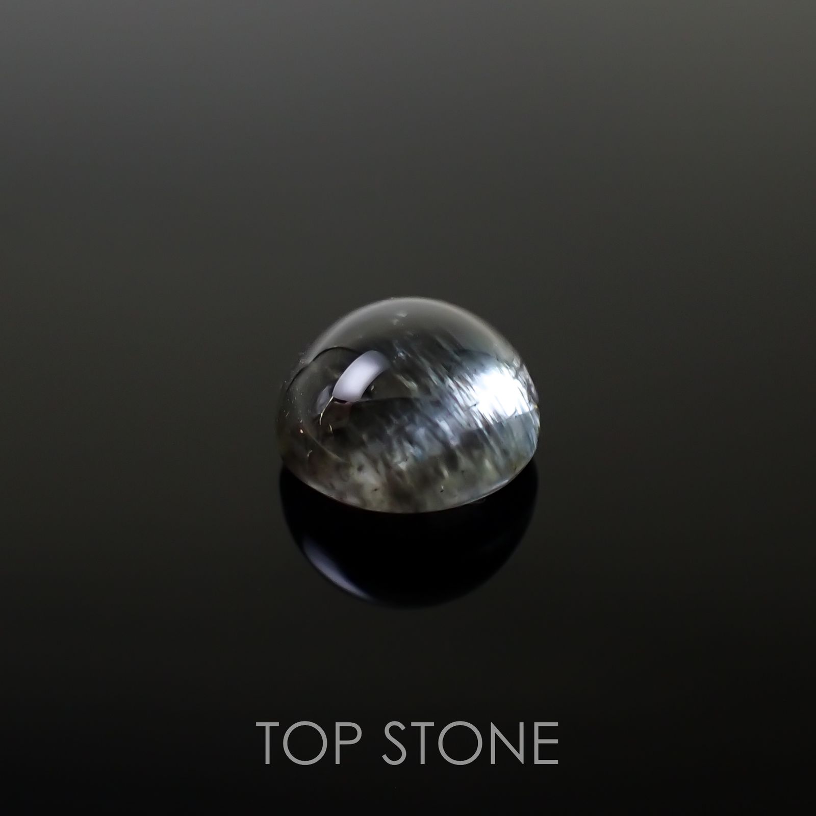 アベンチュリンアクアマリン ナイジェリア産 2.70ct[221219700]8.6x8.5mm前後