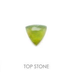 グリーンオパール ブラジル・アマゾン産 3.26ct[220917895]11.8x12.2mm前後