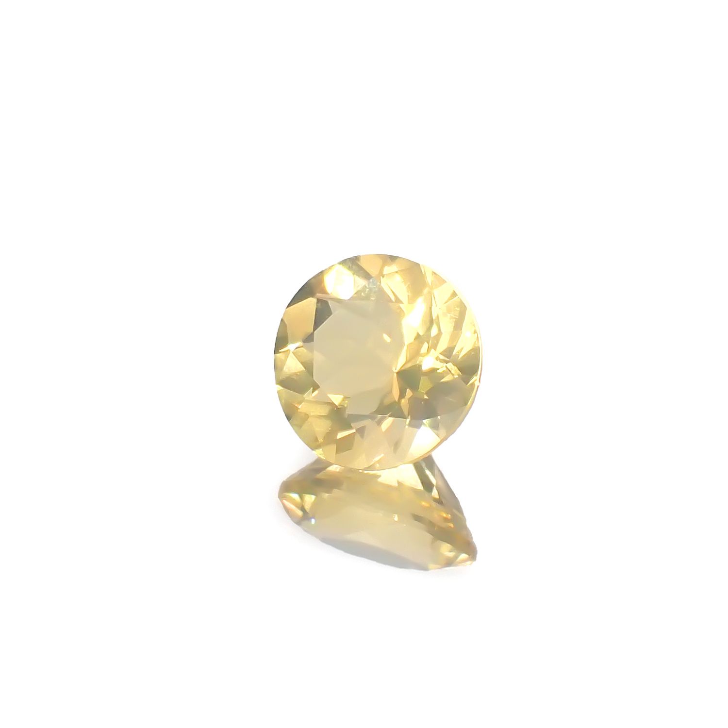 イエローオパール メキシコ産 0.99ct[240226193]7.3x7.3mm前後