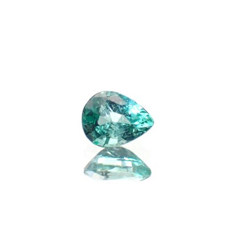 ブルーエメラルド(ブルーグリーンベリル) ザンビア産 0.26ct [250430289]4.8x3.7mm前後