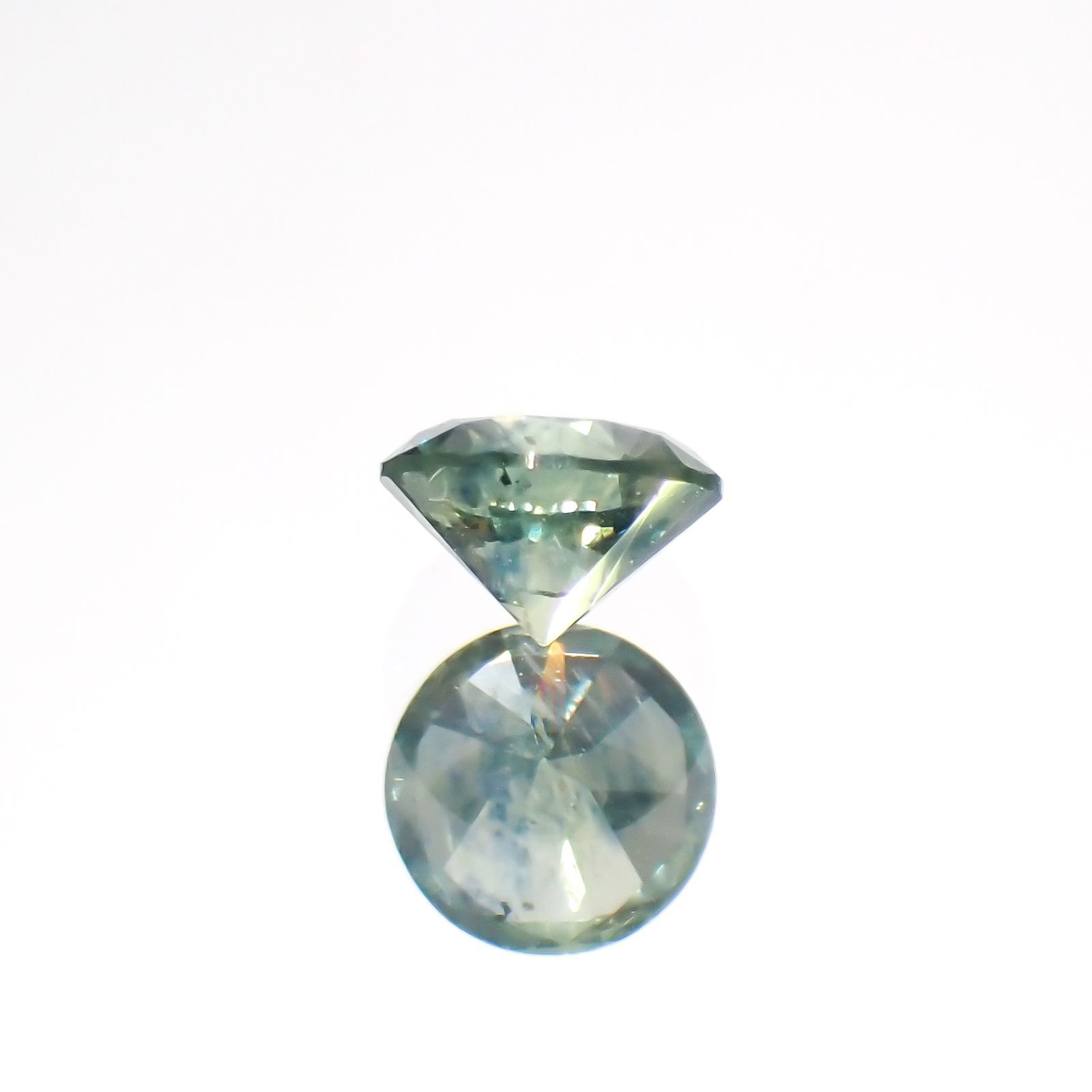モンタナサファイア(宝石名サファイア)アメリカ・モンタナ州産 0.29ct 識別済[220114633]3.9x3.9mm前後
