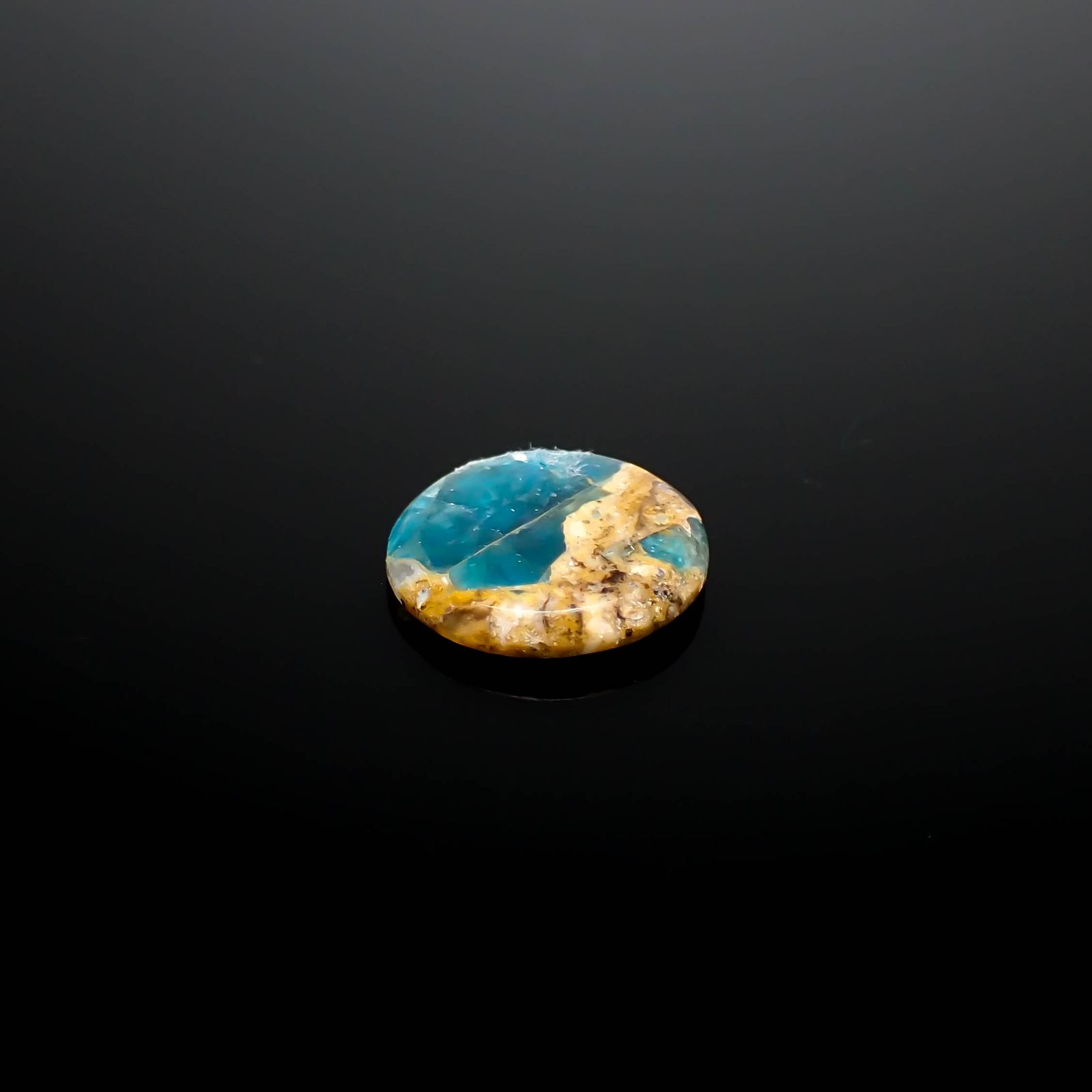 アパタイトインジャスパー ブラジル産 4.11ct[240326845]13.9x13.8mm前後