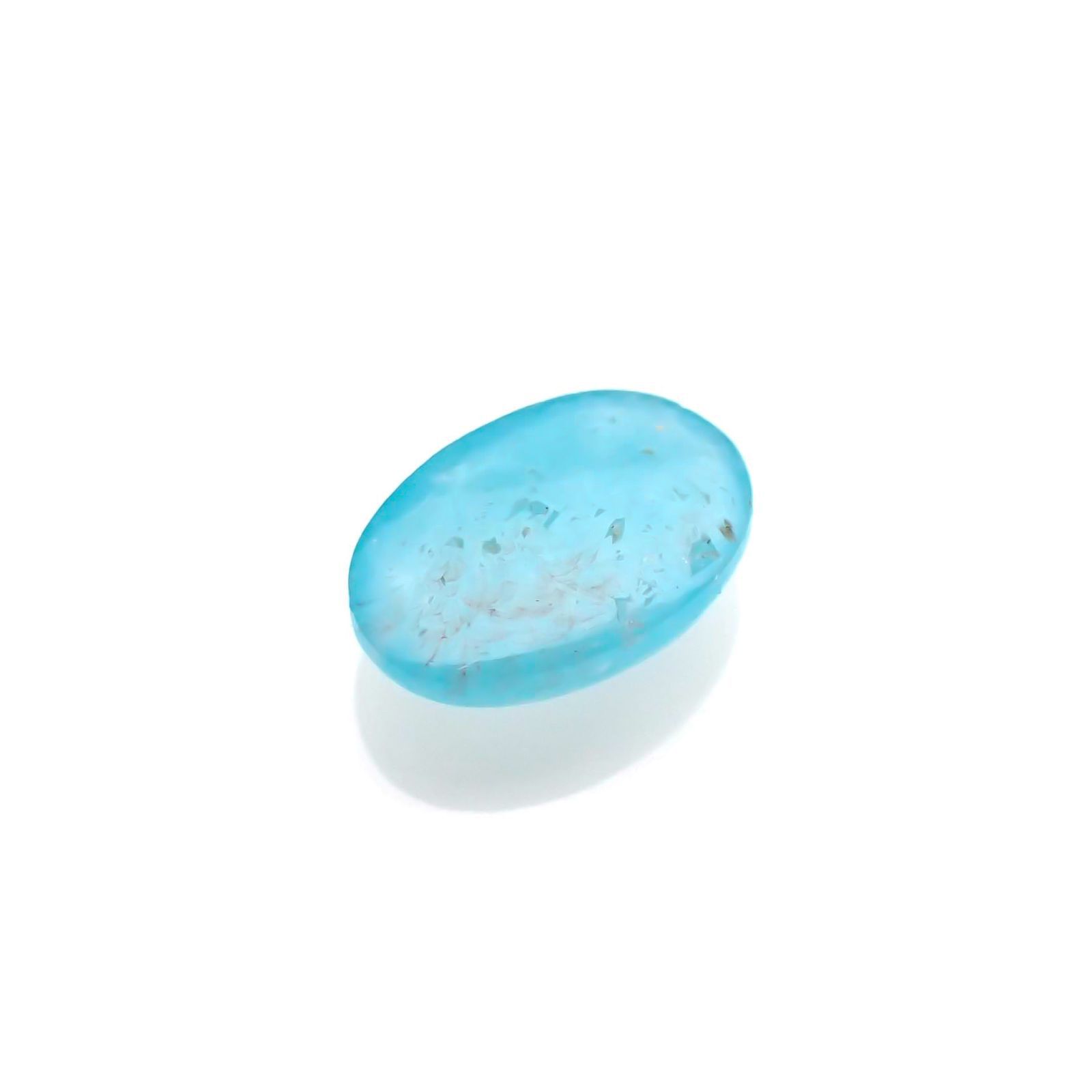 ヘミモルファイト(宝石名ヘミモルファイト) コンゴ産 1.39ct 識別済[211013281]8.4×5.8mm前後