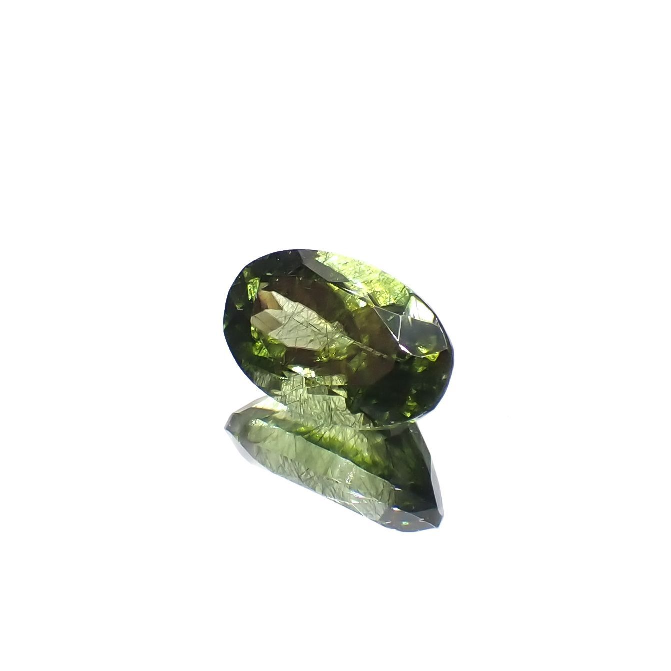ルドウィジャイトインペリドット パキスタン産 2.82ct[230220734]10.6x6.6mm前後