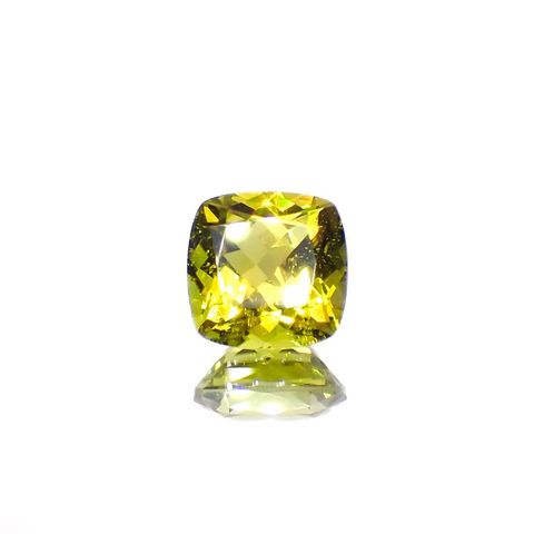 カナリートルマリン  ザンビア産 2.92ct [250220344]8.5x8.5mm前後