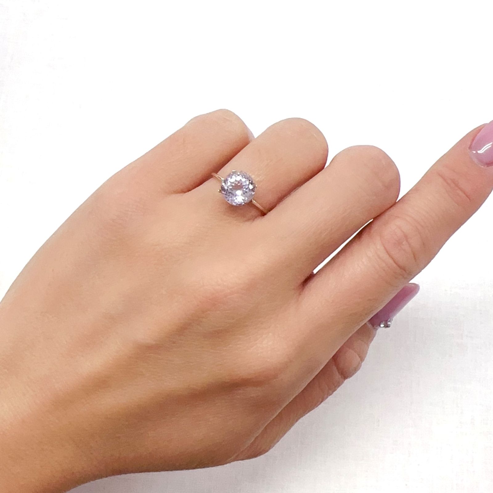 クンツァイト アフガニスタン産 2.57ct[231124355]8.1x8mm前後