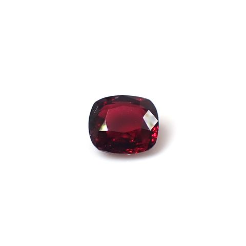 レッドスピネル(宝石名レッド・スピネル)ビルマ産 識別済 1.25ct / 6.8x6.2mm前後 [260331941]