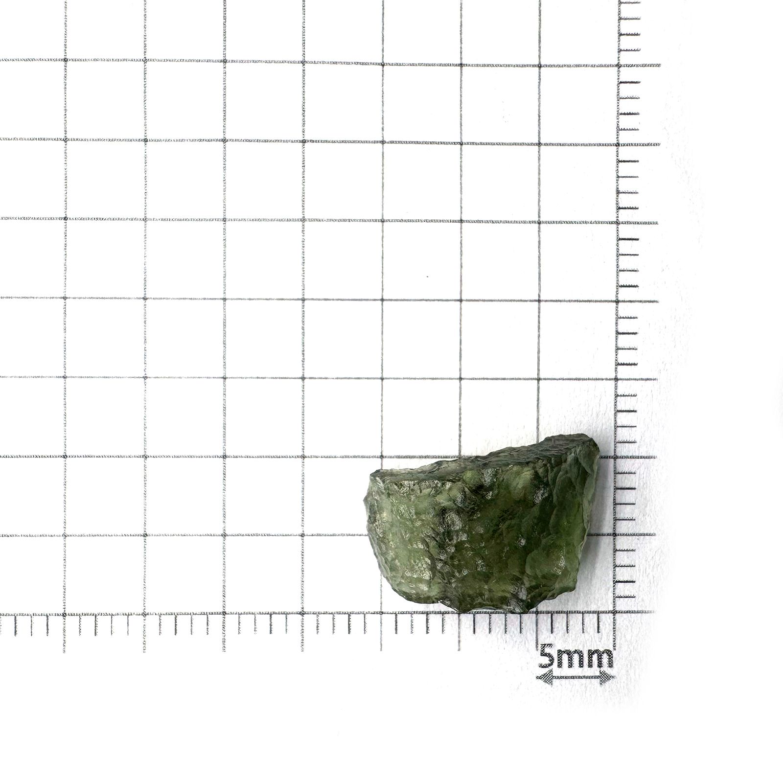 モルダバイト 原石 発見地：旧チェコスロバキア 3.82ct [241029298]15.1x9.1mm前後