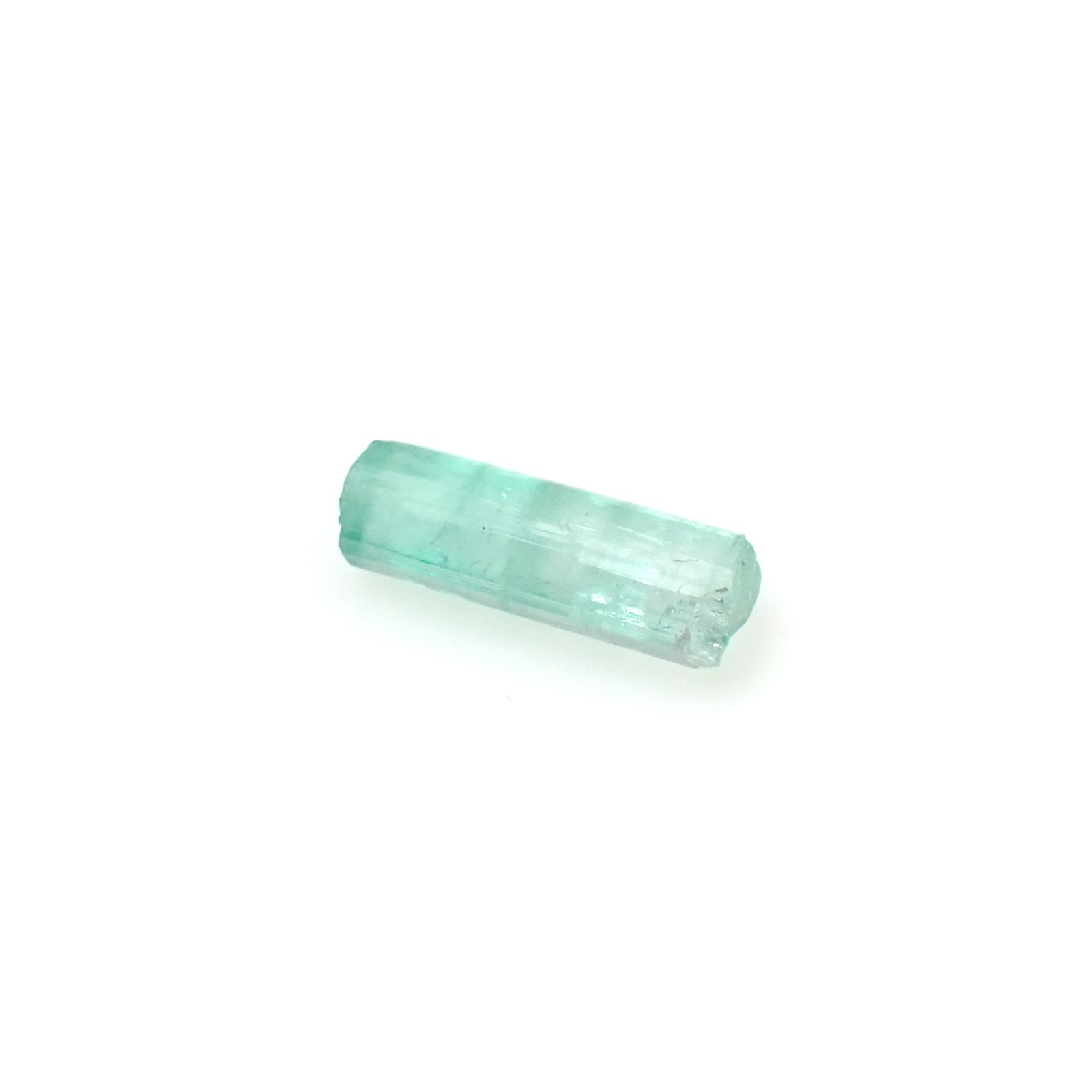 エメラルド柱状結晶 原石 コロンビア産 3.54ct[240427252]15x5mm前後