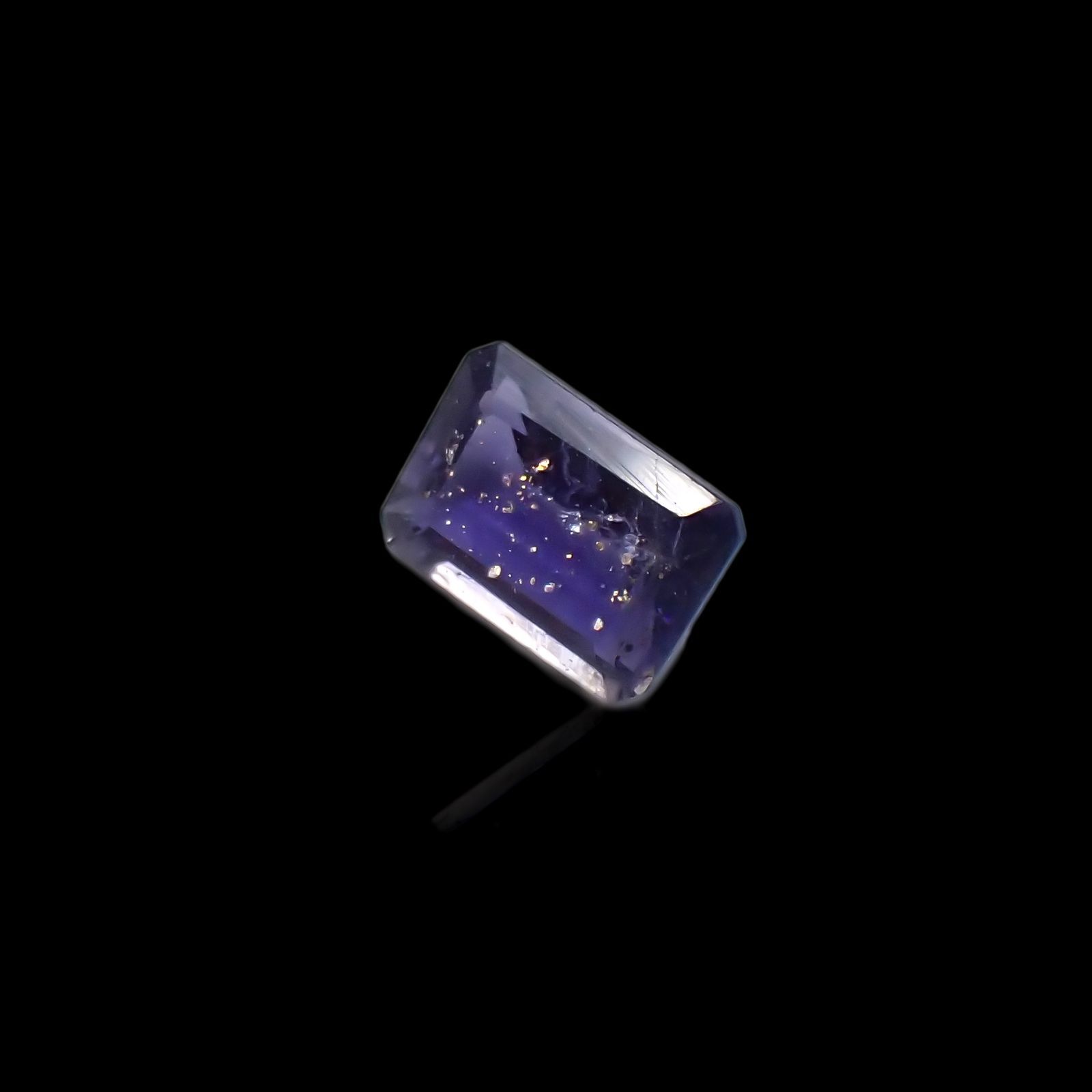アイオライトサンストーン(宝石名アベンチュリン・アイオライト) インド/ブラジル産 0.83ct 識別済[240212397]7×5mm前後