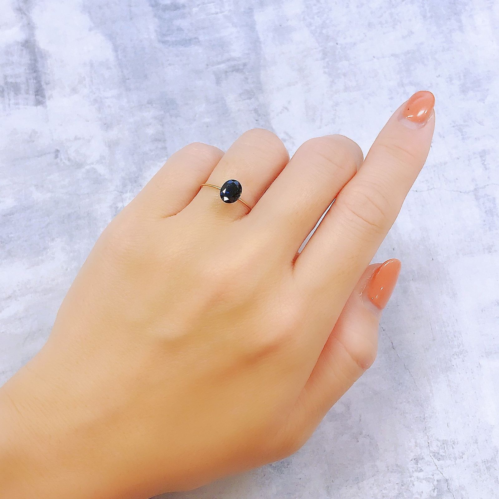 ゴールドシーンサファイア(宝石名シーン・サファイア)ケニア産 1.32ct 識別済[221018891]7.1x5.7mm前後