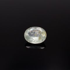 オーロラアクアマリン ブラジル産 6.73ct[231224674]14.3x11.3mm前後