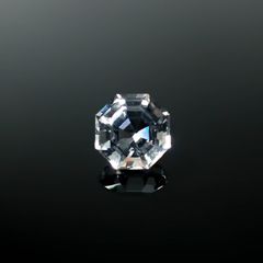 ◇オクタゴンカット◇レムリアンシードクリスタル(保証シール付き) ブラジル産 1.28ct / 7x6.9mm前後 [250730864]