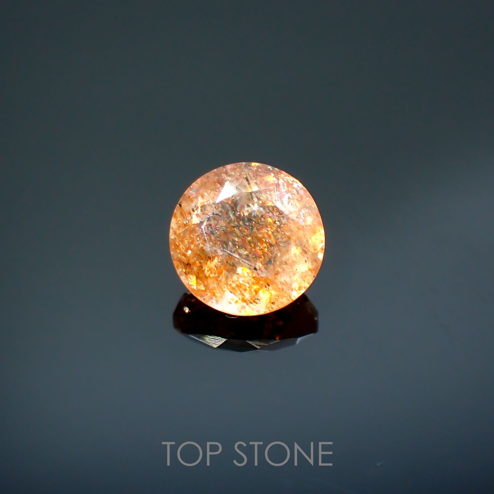 イリュージョンサンストーン インド産 2.61ct[220114208]9x9mm前後