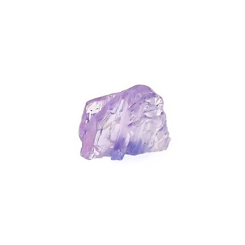 バイカラータンザナイト 原石 タンザニア産 3.52ct / 10.1x8.9mm前後 [260424985]