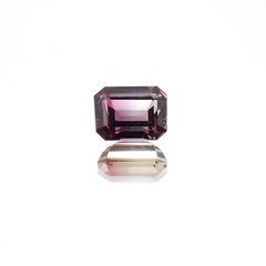 バイカラーサファイア(宝石名バイカラー・サファイア) タンザニア産 0.26ct 識別済[21069752]3.8×2.9mm前後