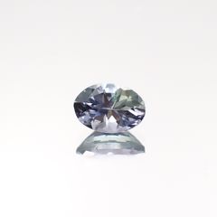 バイカラータンザナイト(宝石名ゾイサイト)タンザニア産 0.47ct 識別済[230421793]5.8x4mm前後