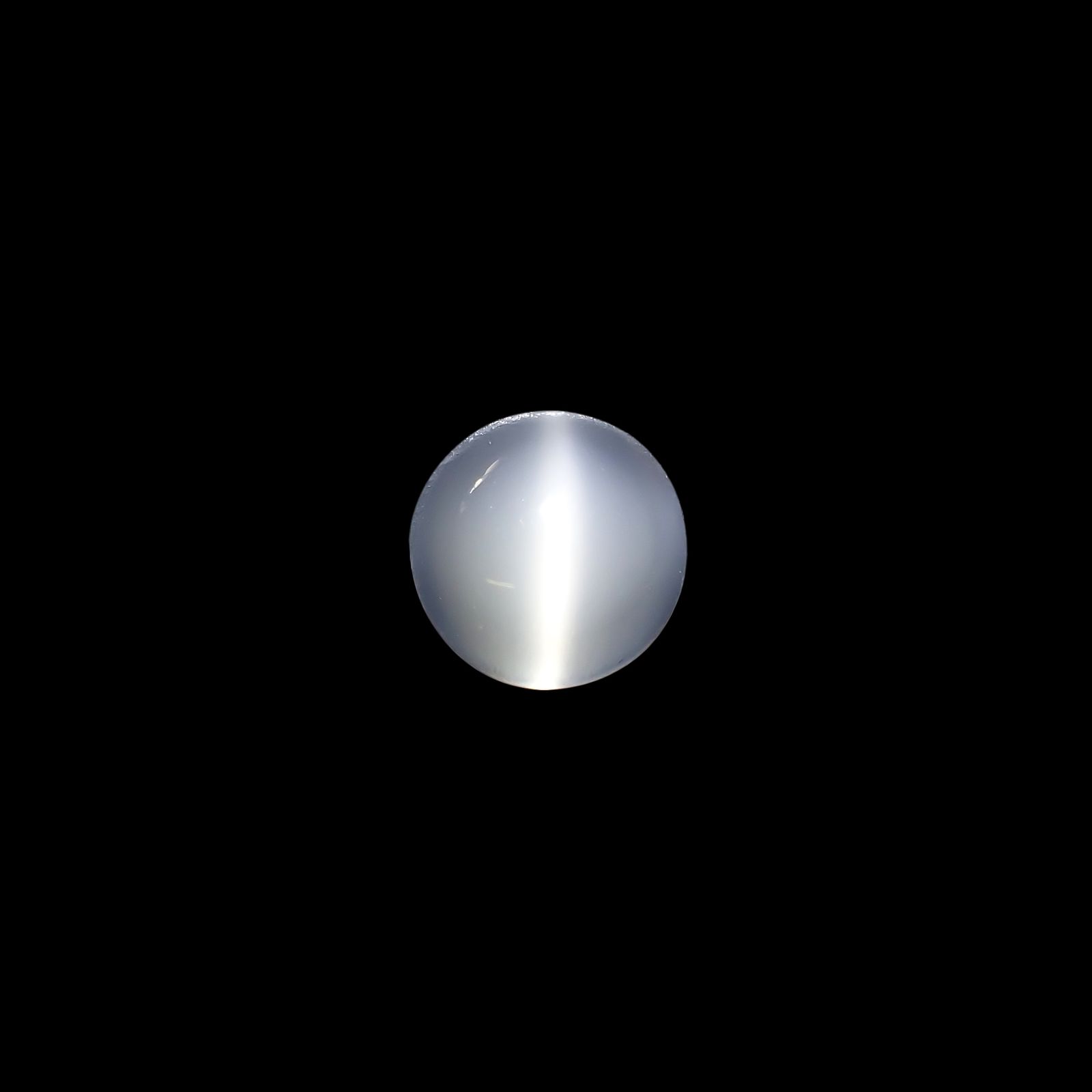 ムーンストーンキャッツアイ インド産 1.51ct[240527743]7.1x7.1mm前後