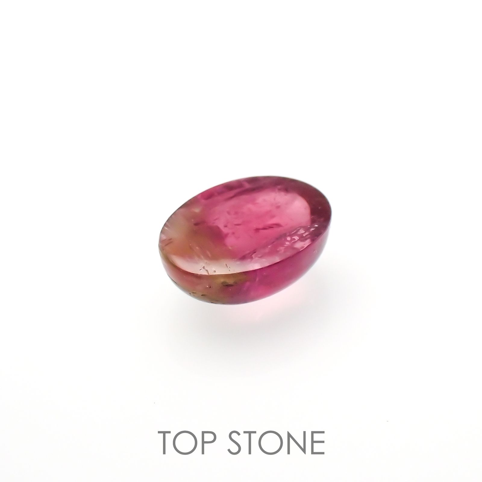 バイカラートルマリンキャッツアイ ブラジル産 1.01ct[221018608]7.2x5.1mm前後