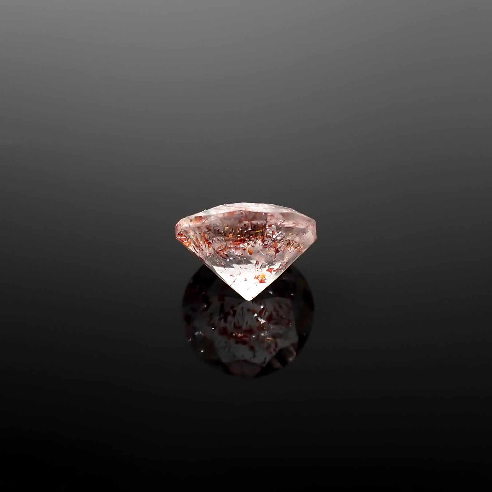 ファイヤークォーツ ナイジェリア産 1.34ct[240326708]7.5x7.5mm前後