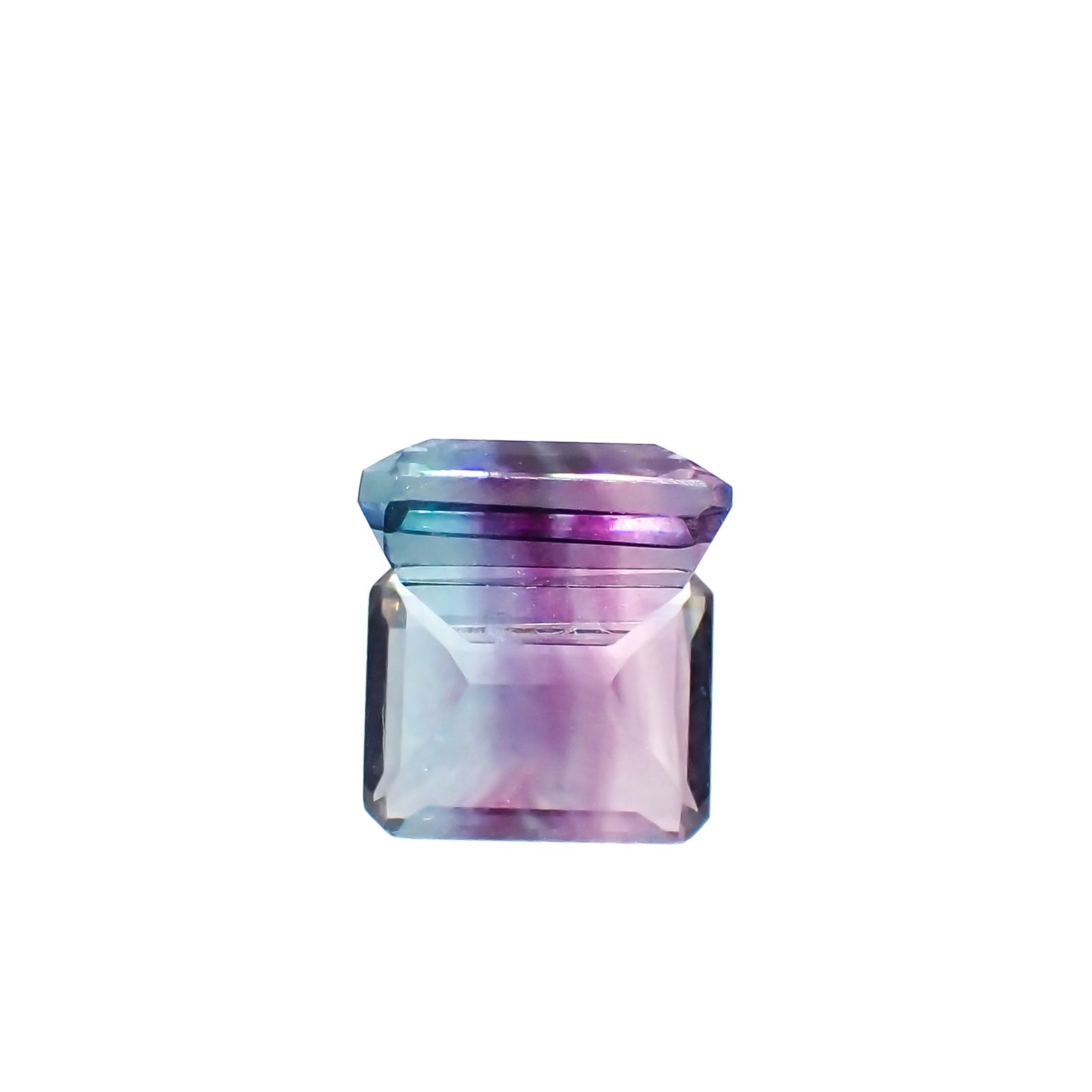 パーティカラーフローライト フルオレッセンス ブラジル産 5.51ct[230823272]11x8.9mm前後