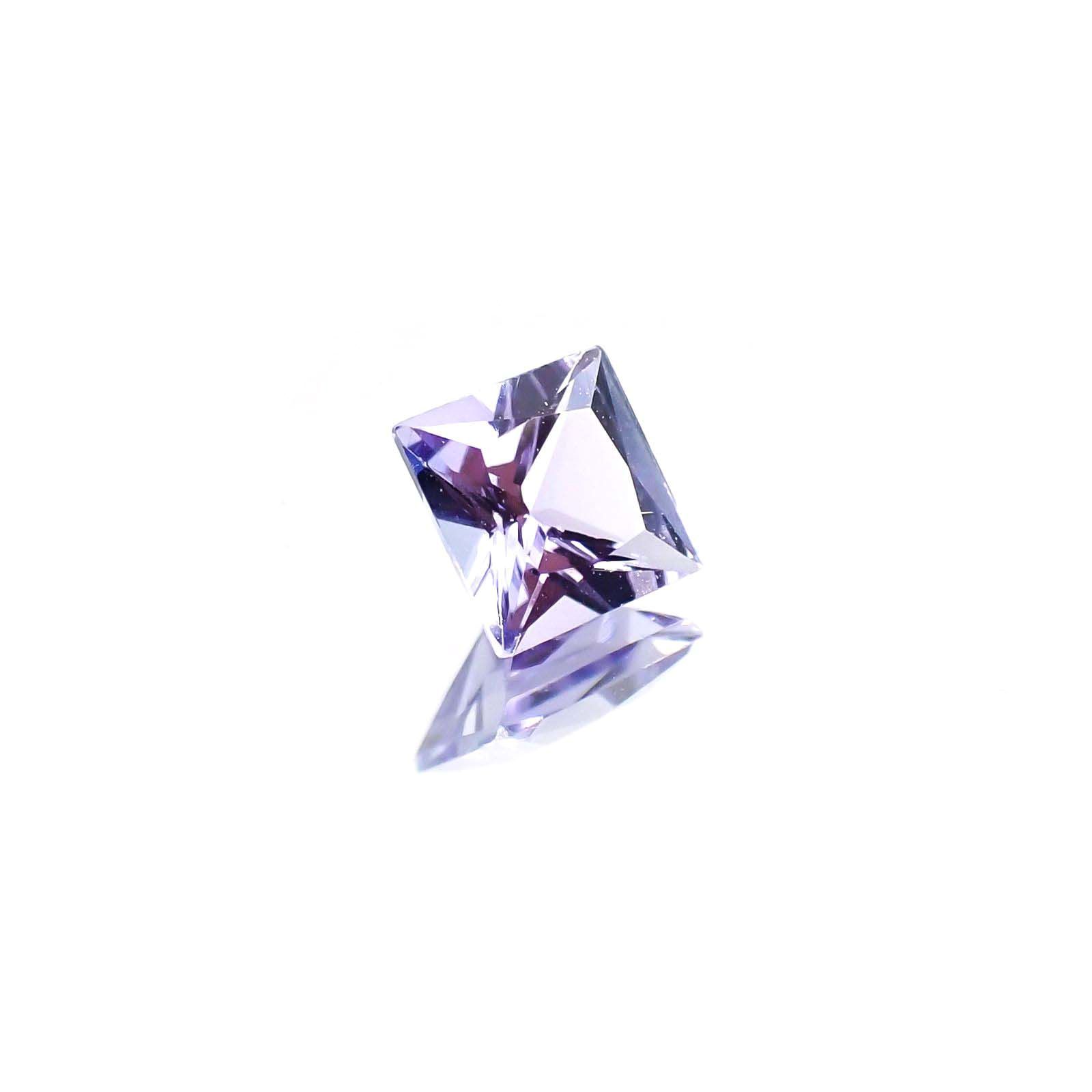 ◇プリンセスカット◇タンザナイト(宝石名タンザナイト)タンザニア産 0.46ct 識別済[230723011]4.5x4.5mm前後