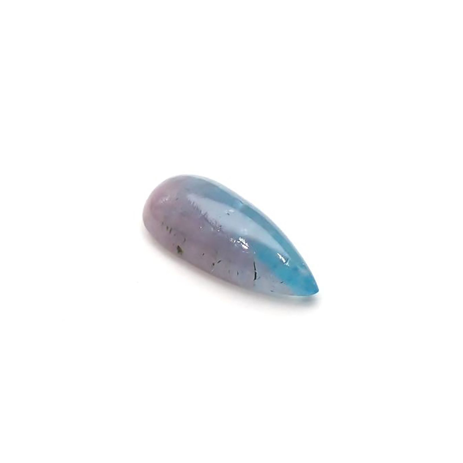 バイカラーパライバトルマリン ブラジル産 0.81ct / 9.8×4.3mm前後 [210711990]
