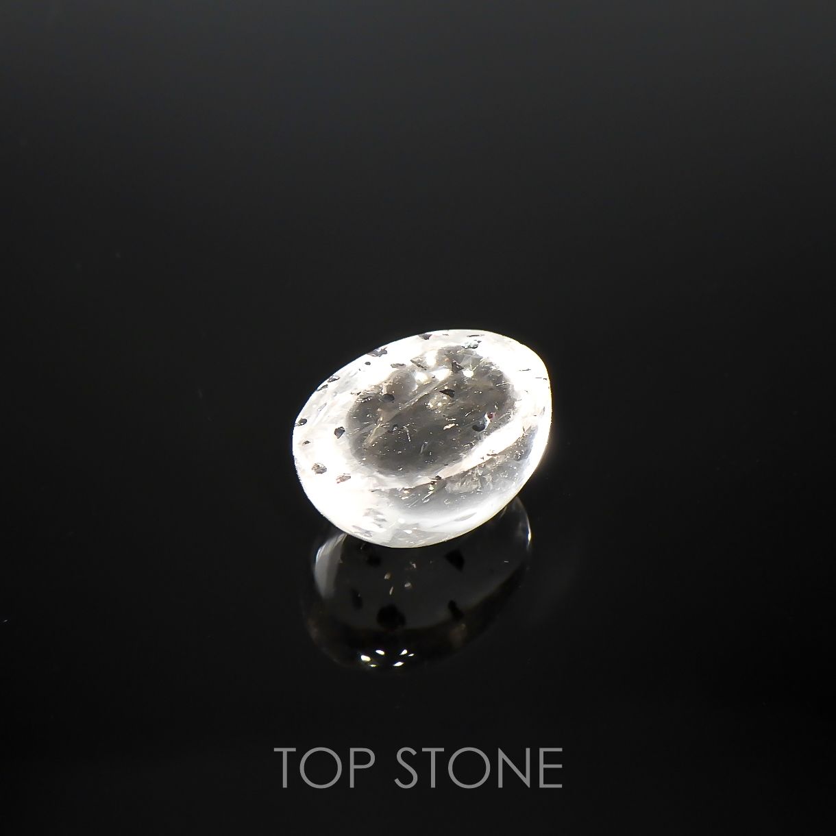 ヘマタイトインクォーツ 中国産 10.68ct[220115248]15.2x11.8mm前後