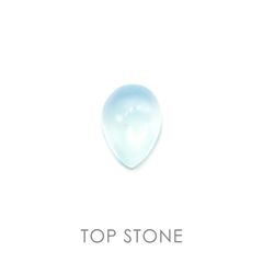 ブルーオパール ペルー産 ルース 1.27ct[20106175]9.9×7.1mm前後