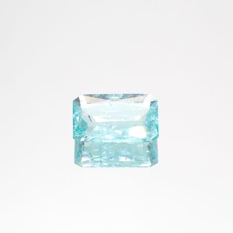パライバトルマリン(宝石名トルマリン/別名パライバ・トルマリン)モザンビーク産 2.283ct ソ付(宝貴協)[230421880]10.92x7.59mm前後