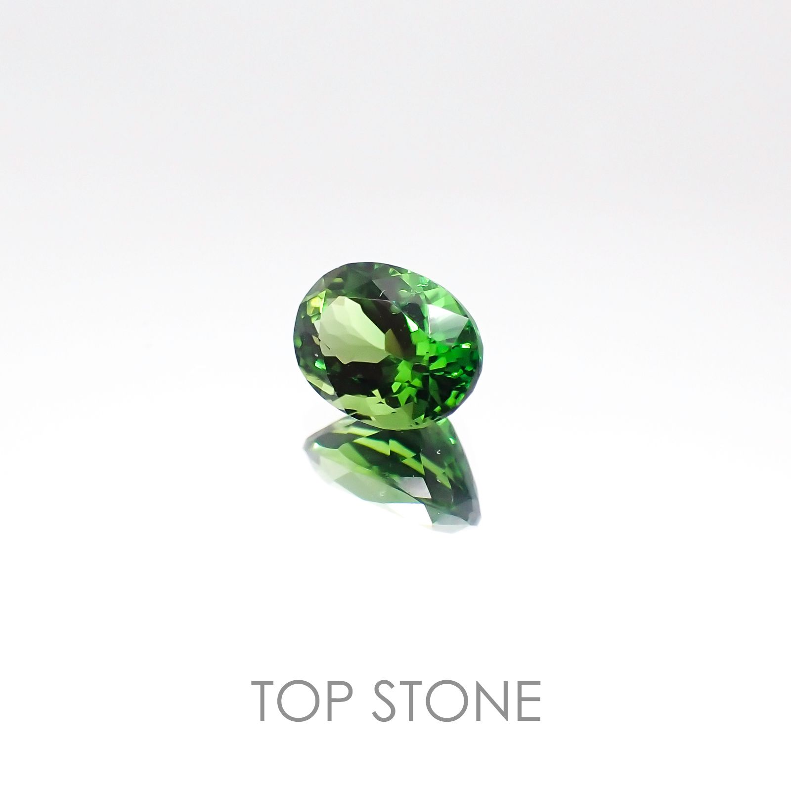 クロムトルマリン タンザニア産 ルース 0.79ct[20096209]6.8×4.9mm前後