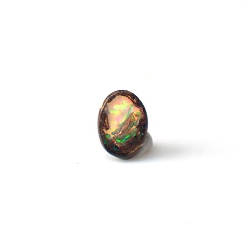 ウッドオパール オーストラリア産 0.21ct / 5x3.6mm前後 [251031198]