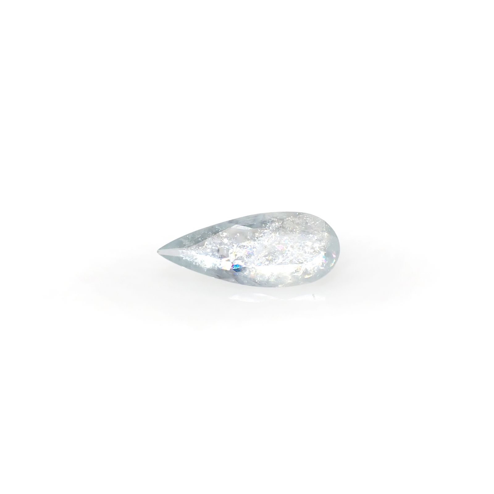 イリデッセンスアクアマリン ブラジル産 1.61ct [250730834]14.5x6.1mm前後