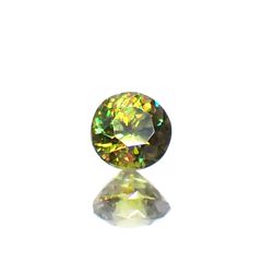 カラーチェンジスフェーン パキスタン産 0.18ct / 3.2x3.2mm前後 [250931064]