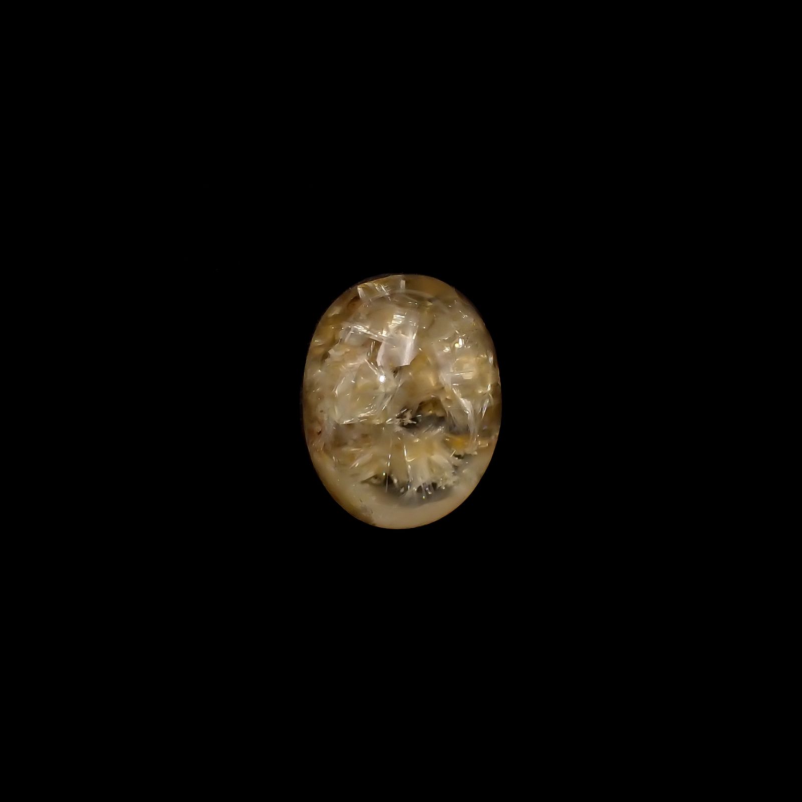 フラワールチルクォーツ ブラジル産 18.48ct[231023762]13.1x9.1mm前後