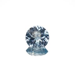 ◇カスタムカット◇ブルートパーズ ブラジル産 4.65ct[221219321]9.9x9.9mm前後