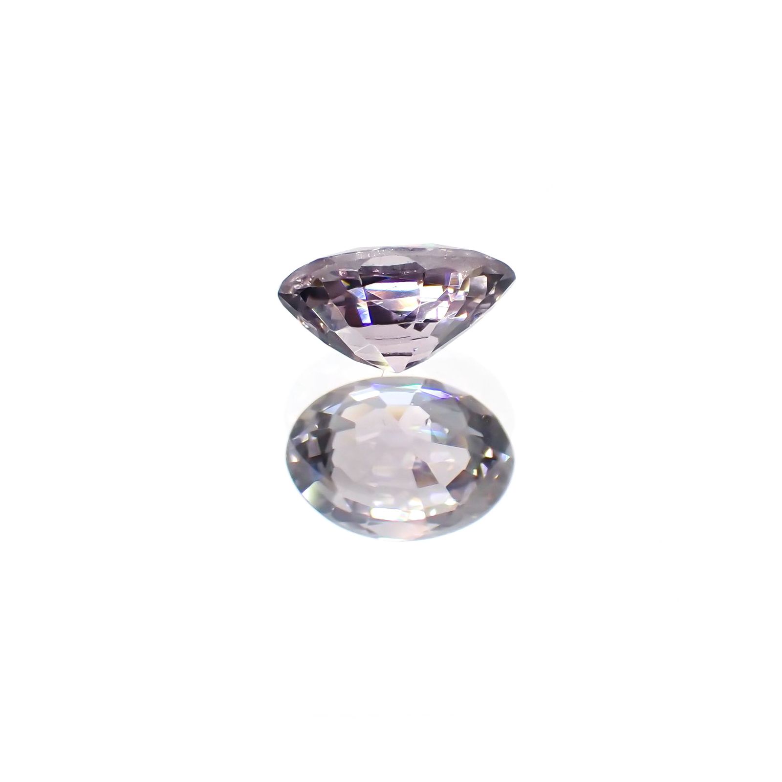 バイオレットスピネル(宝石名スピネル)ビルマ産 0.90ct 識別済[220113921]7x5.1mm前後