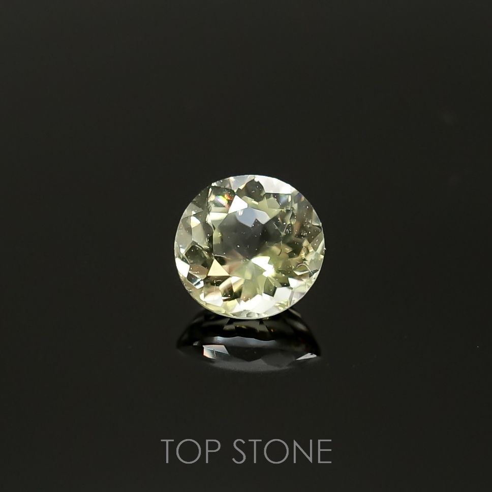 モンテブラサイト(宝石名モンテブラサイト)マダガスカル産 0.55ct 識別済[220817424]5.3x5.2mm前後