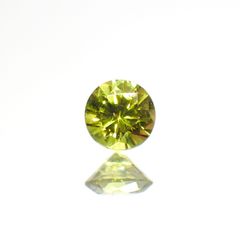 クリソベリル(宝石名クリソベリル)マダガスカル産 0.16ct 識別済[220114483]3.2x3.2mm前後