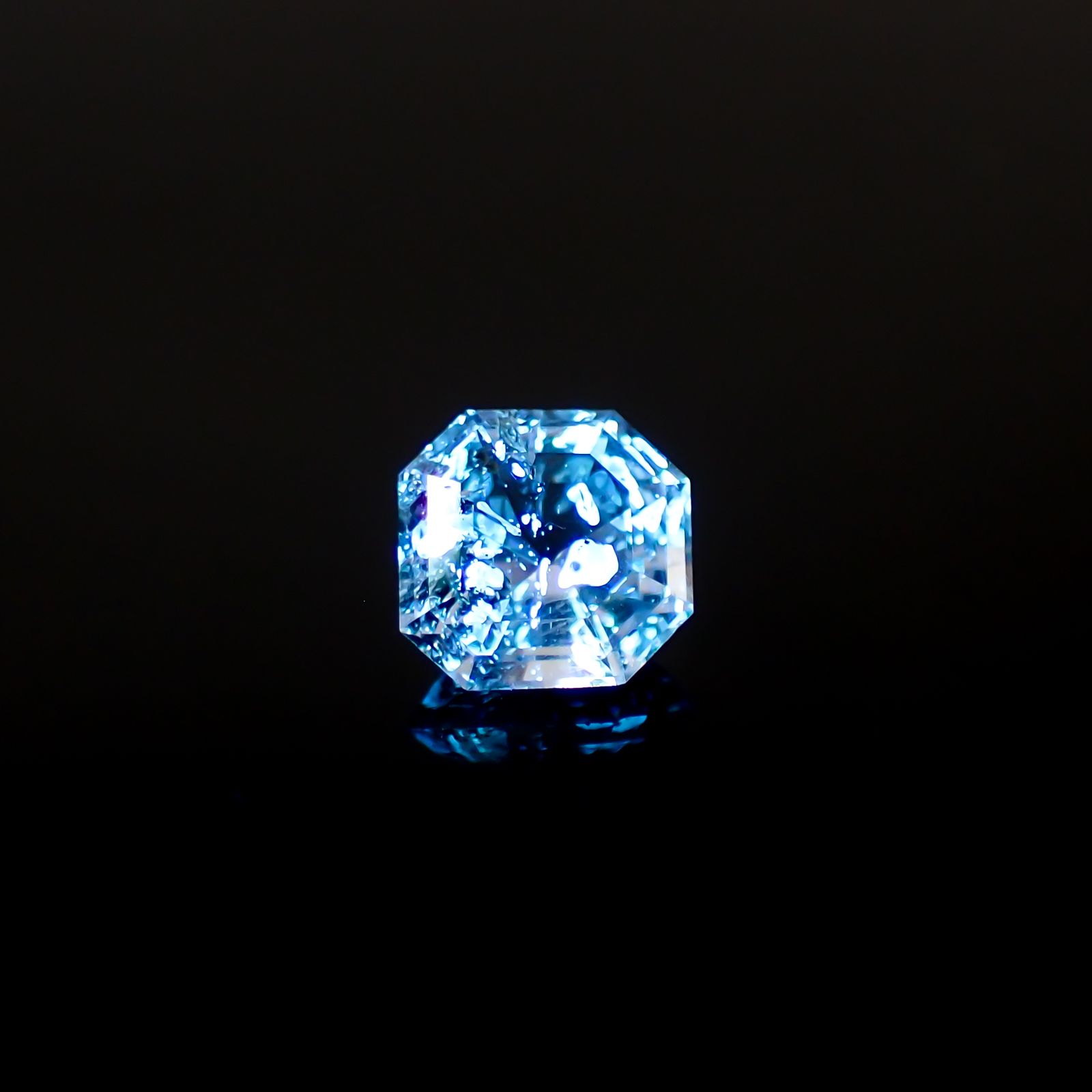 ◇オクタゴンカット◇オイルインクォーツ パキスタン産 0.50ct[231224724]5.2x5.2mm前後