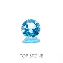 アパタイト(宝石名アパタイト) ブラジル産 0.76ct 識別済[20127947]6×6mm前後