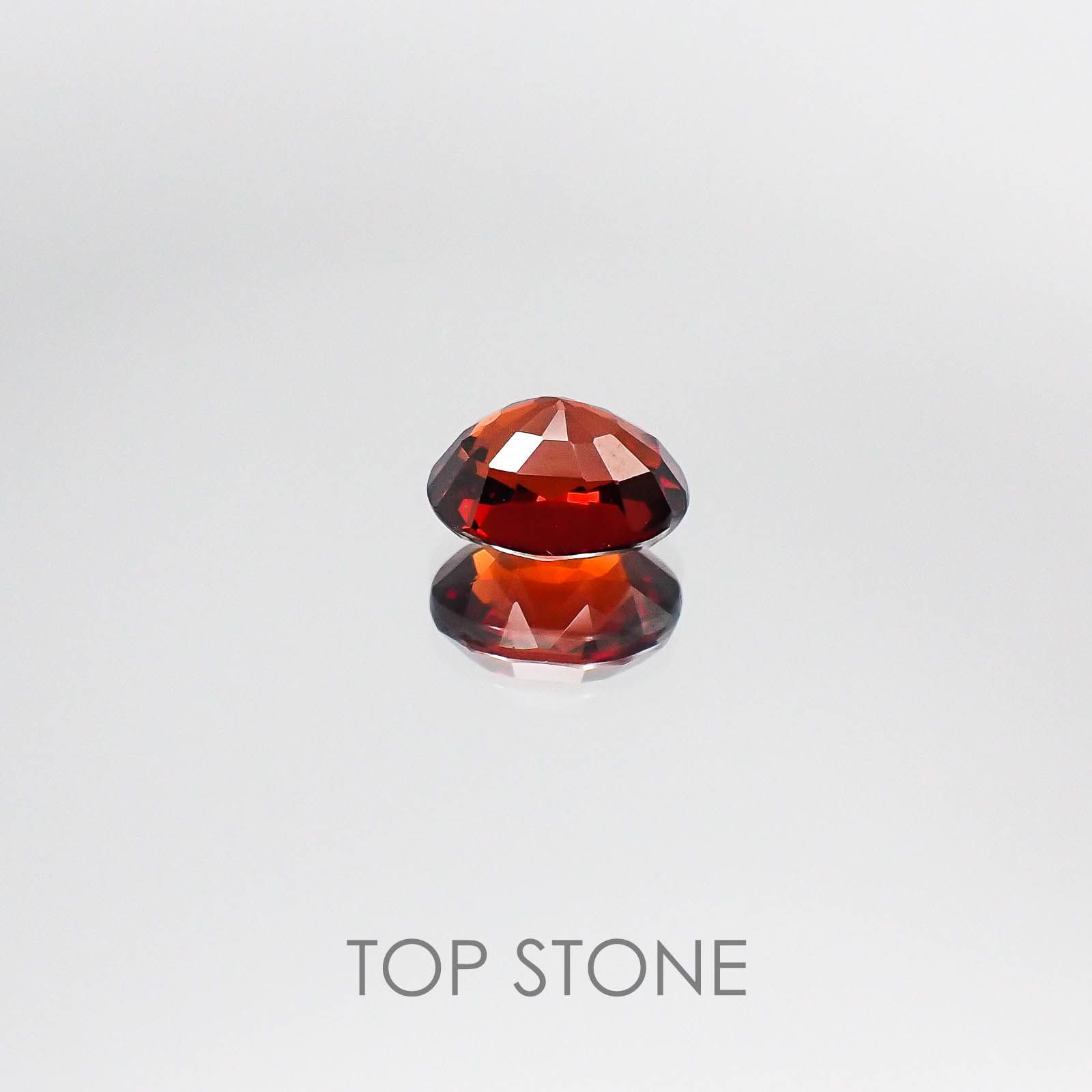 スペサルティンアルマンディンガーネット マダガスカル産 ルース 1.93ct[20073698]7.6×6.3mm前後