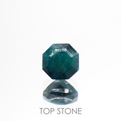 ◇オクタゴンカット◇グランディディエライト(宝石名グランディディエライト) マダガスカル産 0.58ct 識別済[210813068]4.9×4.9mm前後