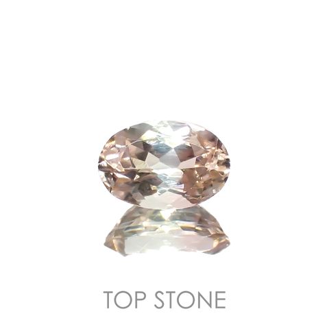 バイカラートルマリン(宝石名トルマリン)ブラジル産 0.88ct 識別済[221219557]7.3x5mm前後