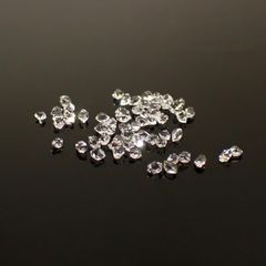 ◇メレセット◇ハーキマーダイヤモンド 原石 アメリカ・ニューヨーク州産 1.75ct / 1.7-2.5x1.2-1.7mm前後 [260231702]