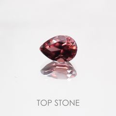 ピンクジルコン(宝石名ジルコン) スリランカ/カンボジア産/ 1.18ct 識別済[21059795]7×5.1mm前後